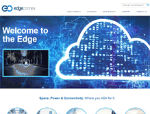 Tablet Screenshot of edgeconnex.com